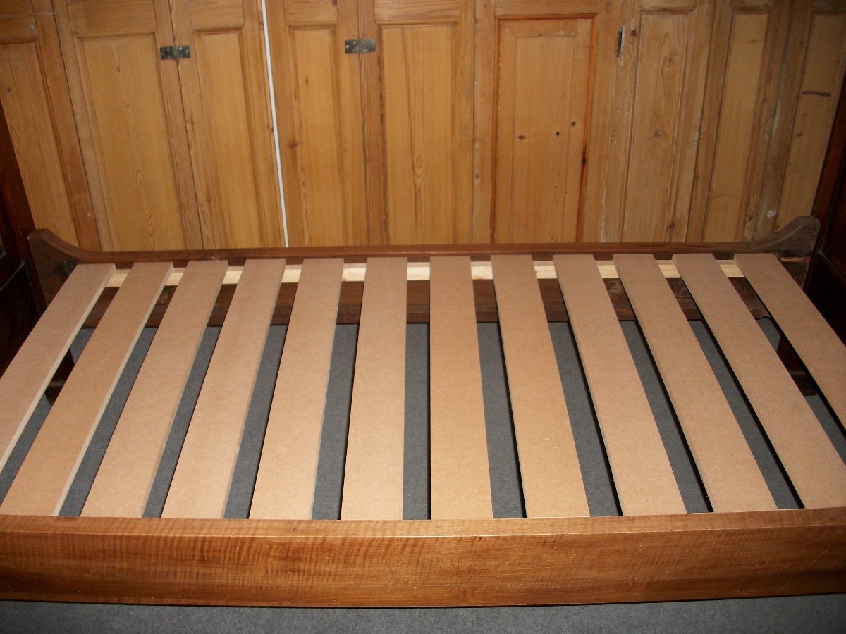 antique single bed - slats